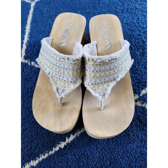 Skechers Cali Women's Boho Platform Sandals 8 - Picture 1 of 7